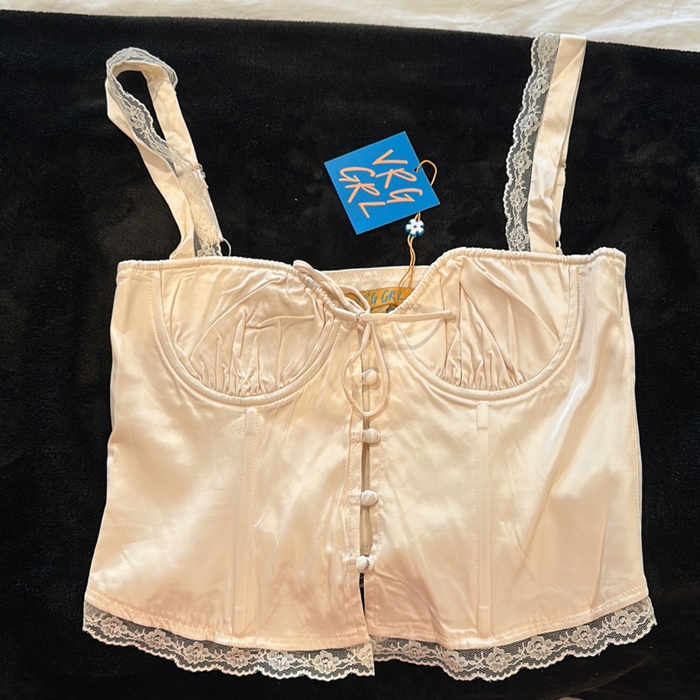 VRG GIRL Tulum Nights Cami // Cream